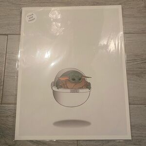 Baby Yoda Art Print